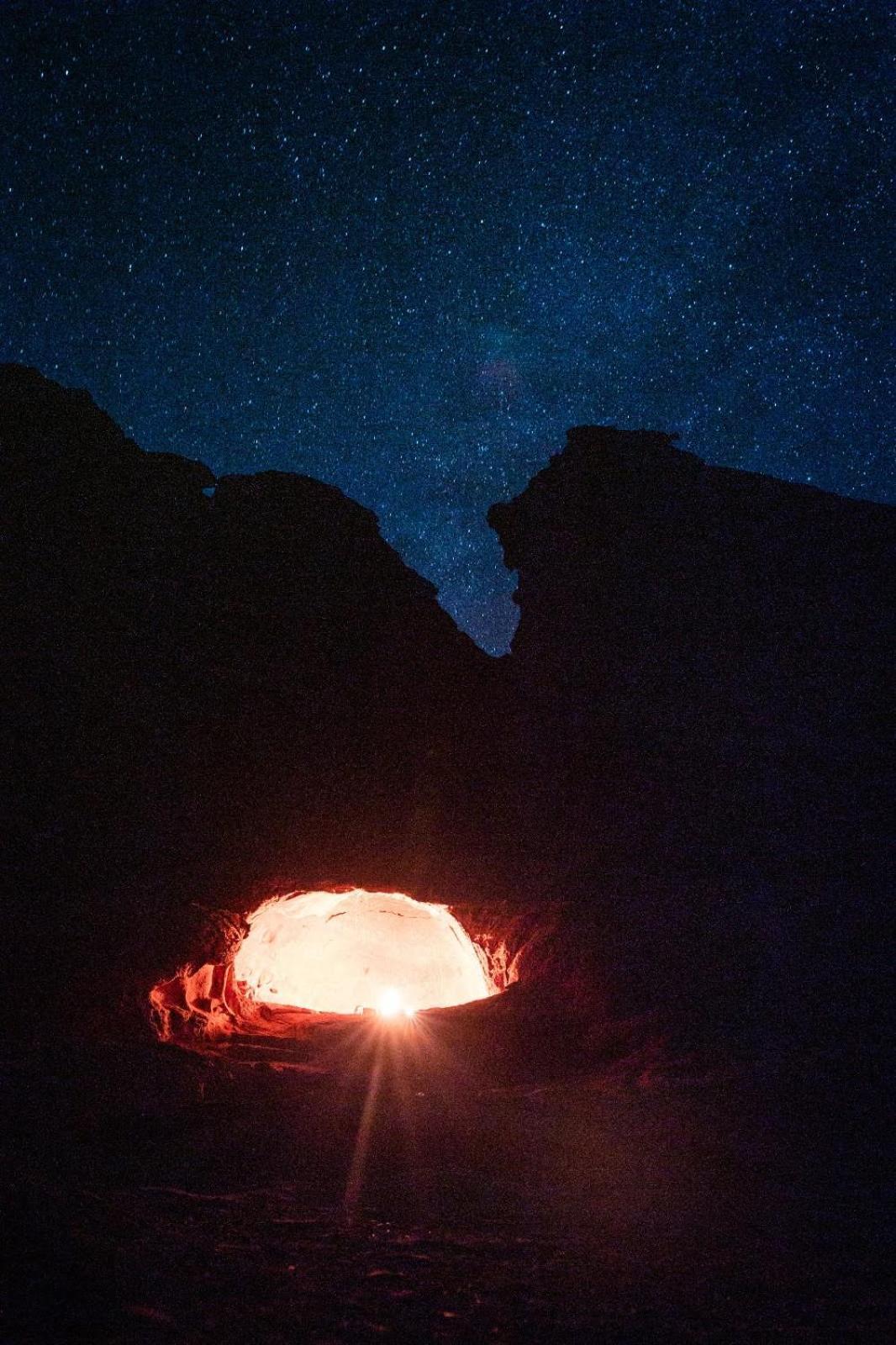 Wadi Rum Cave Camping Extérieur photo